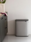 Bo Touch atkritumu tvertne 60 litri - mīksta, pelēka 6