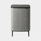 Bo Touch bin HI atkritumu tvertne 2x30L, Mineral Concrete Grey 3