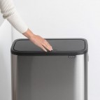 Mусорный ящик Bo Touch bin HI 2x30 л, Steel 7