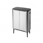 Mусорный ящик Bo Touch bin HI 2x30 л, Steel 9