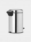 Brabantia NewIcon atkritumu tvertne 5 l, Brilliant Steel 7