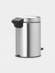 Brabantia NewIcon atkritumu tvertne 5 l, Matt Steel 5