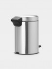 Brabantia NewIcon atkritumu tvertne 5 l, Matt Steel Fingerprint Proof 8