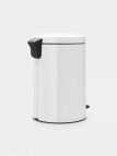 Brabantia NewIcon atkritumu tvertne ar metāla spaini 20 l, White  2