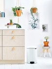 Brabantia NewIcon atkritumu tvertne ar metāla spaini 20 l, White  8