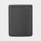 Brabantia Bo atkritumu tvertne 12 l, Mineral Infinite Grey