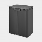 Brabantia Bo atkritumu tvertne 12 l, Mineral Infinite Grey 7