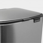 Brabantia Bo atkritumu tvertne 4 l, Matt Steel Fingerprint Proof 6