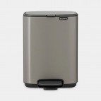 Brabantia Bo atkritumu tvertne 4 l, Platinum