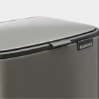 Brabantia Bo atkritumu tvertne 4 l, Platinum 6