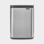 Brabantia Bo atkritumu tvertne 4 l, Matt Steel Fingerprint Proof