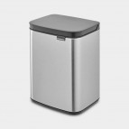Brabantia Bo atkritumu tvertne 4 l, Matt Steel Fingerprint Proof 4