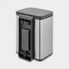 Brabantia Bo atkritumu tvertne 4 l, Matt Steel Fingerprint Proof 6