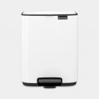 Brabantia Bo Pedal atkritumu tvertne 7 l, White