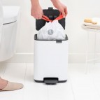 Brabantia Bo Pedal atkritumu tvertne 7 l, White 3