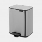 Brabantia Bo Pedal atkritumu tvertne 7 l, Matt Steel Fingerprint Proof 3