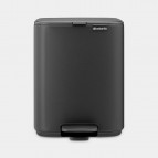 Brabantia Bo Pedal atkritumu tvertne 7 l, Mineral Infinite Grey