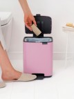 Brabantia Bo Pedal atkritumu tvertne 7 l, Lilac Pink 4