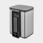 Brabantia Bo atkritumu tvertne 7 l, Matt Steel Fingerprint Proof 7
