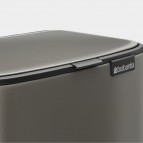 Brabantia Bo Pedal atkritumu tvertne 7 l, Platinum 6