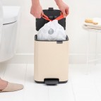 Brabantia Bo Pedal atkritumu tvertne 7 l, Soft Beige 4