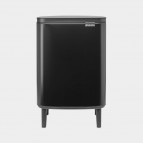 Brabantia Bo Hi atkritumu tvertne 12 l, Matt Black