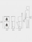 Brabantia Hi SortUp atkritumu tvertne 10+10+25 l, Soft Beige 6