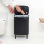 Brabantia Bo Hi atkritumu tvertne 12 l, Matt Black 6