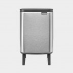 Brabantia Bo Hi atkritumu tvertne 7 l, Matt Steel Fingerprint Proof