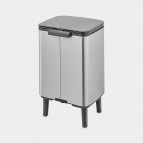 Brabantia Bo Hi atkritumu tvertne 7 l, Matt Steel Fingerprint Proof 7