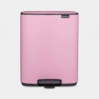 Brabantia Bo Pedal atkritumu tvertne 12 l, Lilac Pink