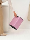 Brabantia Bo Pedal atkritumu tvertne 12 l, Lilac Pink 6