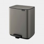 Brabantia Bo Pedal atkritumu tvertne 12 l, Platinum 3