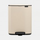 Brabantia Bo Pedal atkritumu tvertne 12 l, Soft Beige