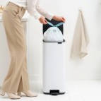 Brabantia Bo Pedal atkritumu tvertne 30 l, White 7