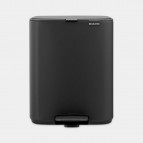 Brabantia Bo Pedal atkritumu tvertne 12 l, Mineral Infinite Grey