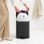 Brabantia Bo Pedal atkritumu tvertne 12 l, Mineral Infinite Grey 4