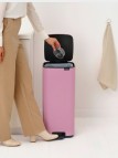 Brabantia Bo Pedal atkritumu tvertne 30 l, Lilac Pink 8