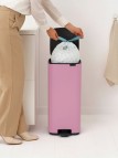 Brabantia Bo Pedal atkritumu tvertne 30 l, Lilac Pink 7