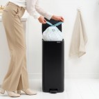 Brabantia Bo Pedal atkritumu tvertne 30 l, Matt Black 4
