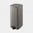 Brabantia Bo Pedal atkritumu tvertne 30 l, Platinum 3