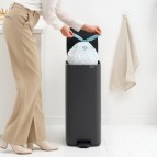 Brabantia Bo Pedal atkritumu tvertne 30 l, Mineral Infinite Grey 4