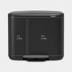 Brabantia Bo Step On atkritumu tvertne 11 + 23 L, Matt Black 4