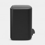 Brabantia Bo Step On atkritumu tvertne 11 + 23 L, Matt Black 6