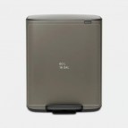 Brabantia Bo Step On atkritumu tvertne 60 L, Platinum 5