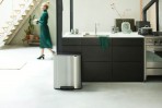 Brabantia Bo Step On atkritumu tvertne 60 L, Matt Steel FPP 3