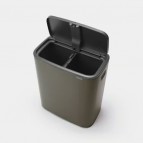 Brabantia Bo Touch atkritumu tvertne 2 x 30 l, Platinum 6