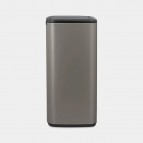 Brabantia Bo Touch atkritumu tvertne 30 l, Platinum