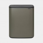 Brabantia Bo Touch atkritumu tvertne 60 l, Platinum