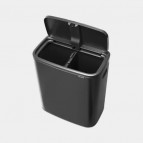 Brabantia Bo Touch atkritumu tvertne 2 x 30 l, Confident Grey 6